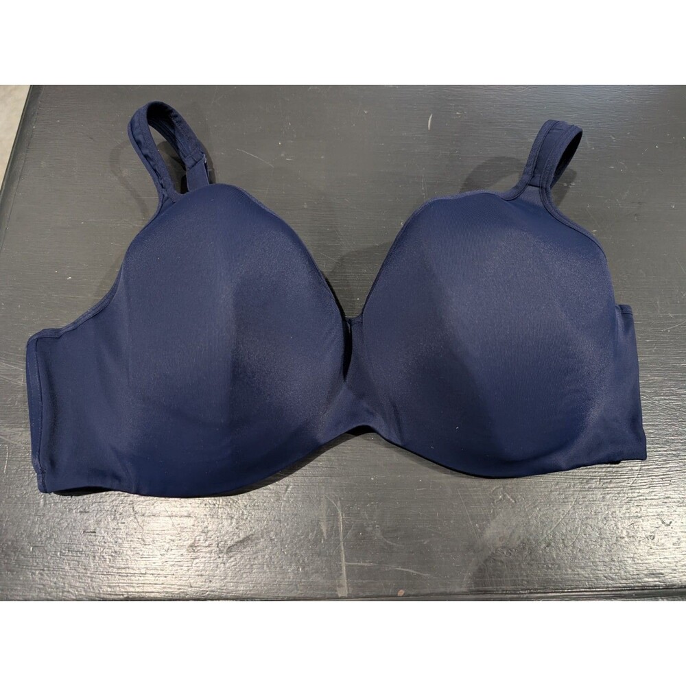 Cacique Womens 44DDD Navy Full Coverage underwire Bra